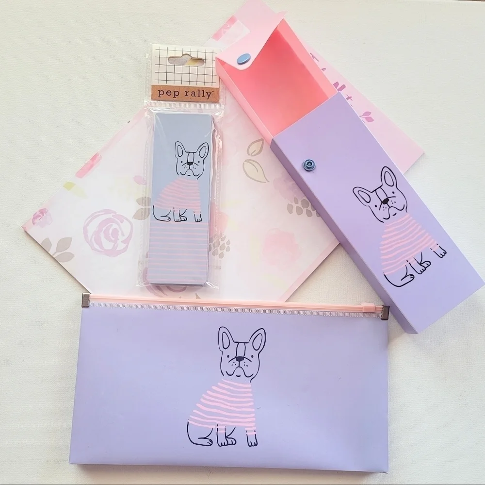 Pep Rally Frenchie Desk Accessories
